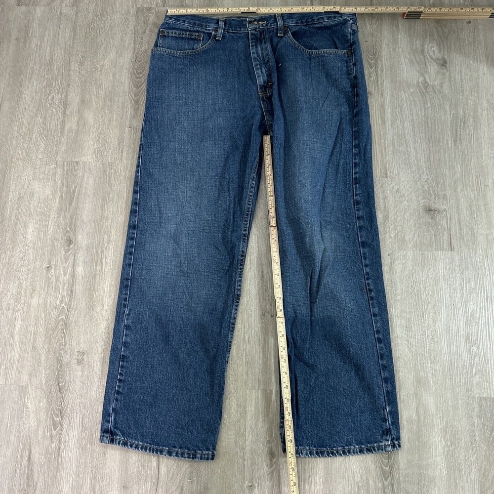 Lee Men's Blue Jeans Straight Leg Baggy‎ Loose fit 38x30